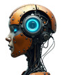 © aqsa - Futuristic Female Android with Cybernetic Details – Artificial Intelligence Concept.