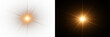 © Alesya - Golden starburst light flares