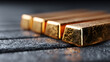 © john - Banking and financial industry concept with gold bars in a row. Although the gold standard has passed, a declining US dollar means rising gold prices