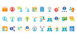 © Gung - Human Resources icons set vector illustration