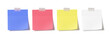 © chathuporn - Sticky note reminder. Post it note paper. Yellow sheets for notes isolated with clipping path on background.