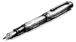 © labirint - Hand drawn illustration of a fountain pen depicting an elegant writing instrument for communication and education