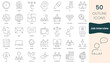 © HiconPro - Set of job interview icons. Thin outline icons pack. Vector illustration