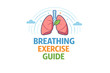 © 4zevar - Breathing exercise guide: illustrated lungs with leaf and clouds