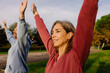 © Adrian Rodd/Stocksy - Couple enjoys a stretching and meditation session together