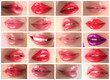 © New Africa - Beautiful women's lips with lipstick in different shades, collage
