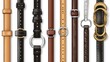 © muhammad - Collection of Elegant Leather Belts and Stylish Accessories