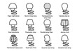 © Дар'я Солтис - Cover cap lamp diffuser vector mini frosted flexible icon bamboo clip