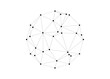 © Jewel - Complex network structure with interconnected nodes