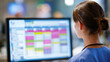 © Mykola - Nurse working at computer during night shift in hospital setting