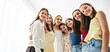 © Louis-Paul Photo - Group Of Teenage Girlfriends on studio white background