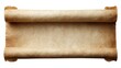 © LimeSky - Old empty paper scroll on a white backdrop with room for text