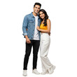 © Image Creative Stock - Happy young couple, Indian couple isolated on white or transparent background