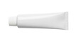© Sohail - Blank White Plastic Cosmetic Cream Tube Mockup Horizontal isolated PNG with Transparent Background