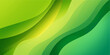 © Mitu - Abstract green wavy background with flowing lines and dynamic curves