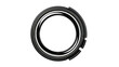 © munkani - Black Ring with White Inner Ring and Segmented Outer Ring