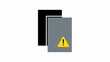 © sudirman - Warning Sign on Gray Background.