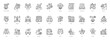 © kliwir art - Business Partnership line style icon set. Containing Business, Collaboration, Objectives, Team, Leadership, Profit, Deal