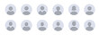 © Bushra - User avatar icon vector illustration. Login photo placeholder. Man, woman or genderless.
