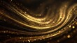 © Formoney - Bright streams of gold flow through a dark background creating a sense of motion. The scene has a mix of light reflections and shiny particles adding depth and energy.