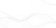© Ahmad Araf - Stylized modern abstract wave design with gray flowing curved lines on a white background, featuring smooth layered transparency, digital motion energy, and a tech business-friendly vector look