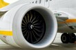 © AlexGo - Close up view of airplane jet engine at airport
