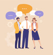 © IRStone - A diverse group of business professionals working together, symbolizing collaboration, communication, and shared goals. It reflects teamwork, collective intelligence, and professional synergy