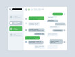 © UIA Design  - Modern Messaging App Interface UI Design with Chat Conversation Layout