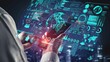 © InfiniteFlow - Data center monitoring dashboard visualize network performance, connection status, usage rate, and telecommunication insight. Data center monitoring efficiency improvement network transparency. Thunk