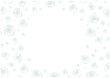 © Studio Trinity - 水滴フレームの清潔感ある背景素材｜Water Droplets Frame Background with Clean White Space