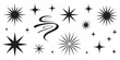 © VANU - Collection of mid century modern starburst elements retro design shapes for vintage space age graphics and decor