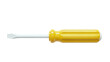 © diastan - Yellow Screwdriver with Flathead