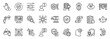 © Uniconlabs - prevention icon set collection in outline style. icon pack contain prevent, protect, safeguard, shield, defense, education, barrier, security, lubrication, control icon