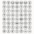 © dip - Web icons set illustration with symbols for internet buttons and design elements