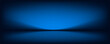 © achtopik - smooth gradient dark blue light studio room with copy space for you design background