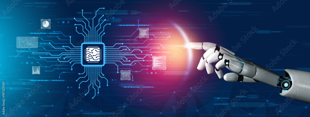 AI Assistant Brain Processor with LLM Technology, Big Data, Machine Learning, Generative AI for Business Support, Future Agentic AI Technology and Artificial Intelligence Prompt Engineering. Vouch