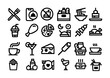 © Agus - Full set fast food icons cutes