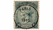 © Efan - Vintage French Postage Stamp from Paris 1905.