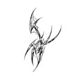 © freaky - hand drawn neo tribal shape grunge style illustrations
