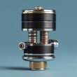 © Praphat - Modern Industrial Mechanical Component with Metallic Finish and Springs