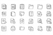 © ALI - Office Document Workflow Icons for Business Software Interfaces
