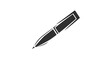 © Fandi Comp - Black Ballpoint Pen with Silver Trim.
