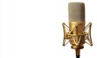 © Azril - Studio microphone for recording broadcast audio on white background