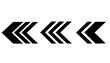 © Maryam - Minimal Black Left Chevron Arrow Set