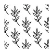 © nurealom - micro botanical twig seamless pattern