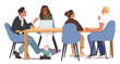 © Anna Syvak - Professional team engaged in teamwork, discussion and strategic planning during office meeting