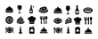 © Coosh448 - Dining icons collection: food, drink, chef, tableware symbols