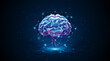 © Natt - Artificial neural network or artificial intelligence brain. Digital brain science for future learning. modern technology innovation concept background