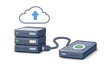 © Alexandr - Cloud storage and external hard drive
