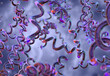 © Corona Borealis - Spiral-shaped spirochete bacteria, pathogenic microorganisms causing infections. syphilis or lyme disease. Corkscrew-shaped Treponema pallidum, Borrelia, sexually transmitted, vector-borne infections